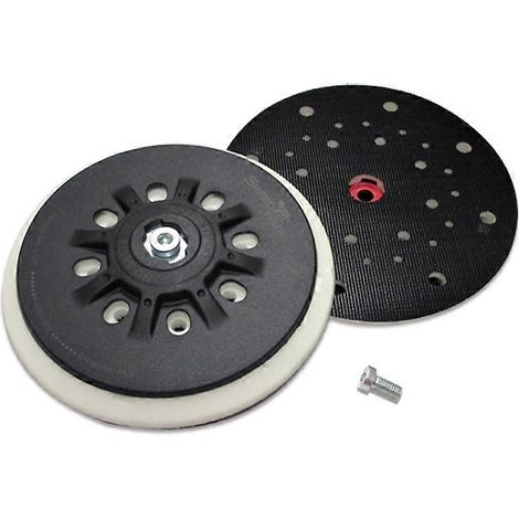 1 plateau de ponçage 8 trous de 150 mm compatible avec les ponceuses orbitales Bosch ETS 150, ETS EC 150, LEX 150, WTS 150/7 498987 (souple) (1/3)