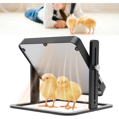 Plaque chauffante Poussins Chauffe-poussins Lampe chauffante Plaque chauffante pour l'élevage de poussins 50℃/122 ℉ (1/5)