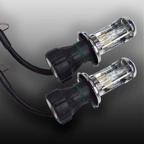 Trade Shop - Coppia Lampade H4 Fari Auto H4-3 Xenon Light Kit 12v 55 W Maxtech Xenon-55w-h4-3 - (1/2)