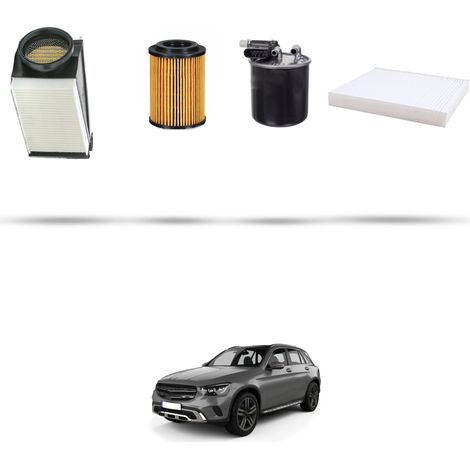 Kit tagliando 4 filtri compatibile con Mercedes Classe GLC (X253,C253) 220d 120kw dal 2015 (1/5)