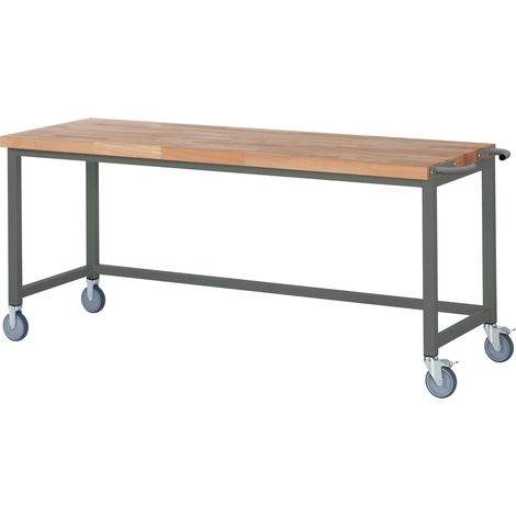 STIER Fahrbare Werkbank Premium BxTxH 2000x700x880 mm