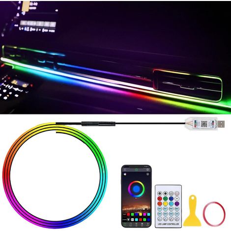 Acryl Auto LED Innenbeleuchtung 110cm, 168 LEDs, 6 Mio. Farben, App-Steuerung (1/5)