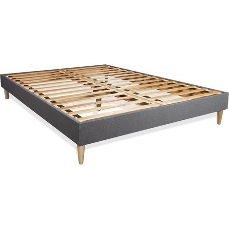 Pacchetto letto completo - Materasso 200x200cm + Box spring con doghe (kit) + 2 cuscini + Piumino - Actimemo Touch