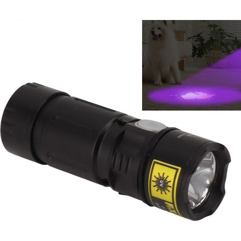 Mini-UV-Taschenlampe (395 nm) zur Fluoreszenzdetektion, Jadeidentifizierung, tragbare Ultraviolettlampe, Kosmetiklampe (1/5)