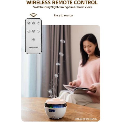 Appareil d'aromathérapie à huile essentielle avec télécommande sans fil, prise UE A-- (1/5)