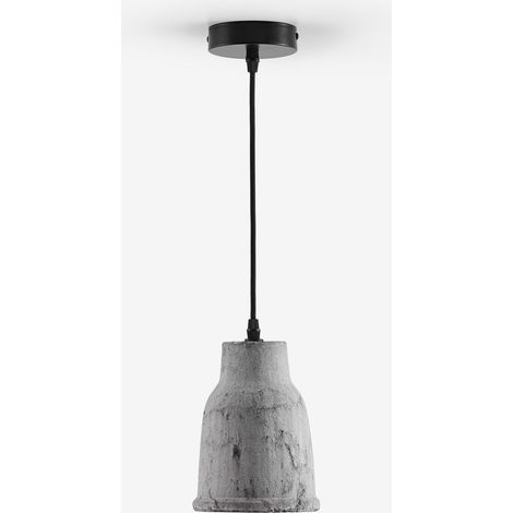 Plafonnier Sainza en terre cuite SKLUM Gris Clair Ø14 cm