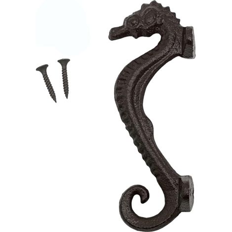 murale à motifs animaux Patère décorative en fonte pour