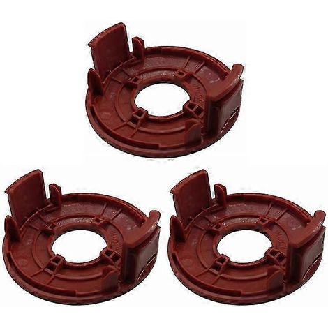 Filiyano-Lot de 3 capuchons de bobine ABS de rechange pour tondeuse AL-KO GTE 350/450/550 (RS0010, multicolore) (1/5)