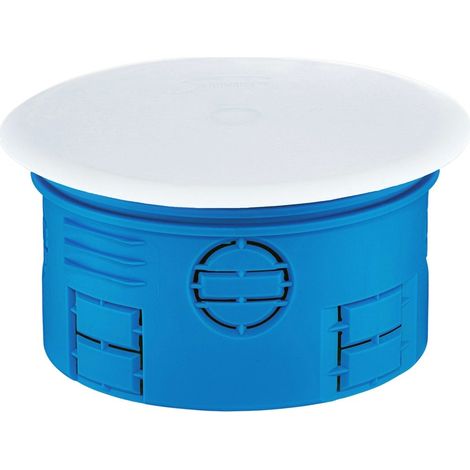Scatola da incasso, poco profonda, con coperchio, blu Z80K
