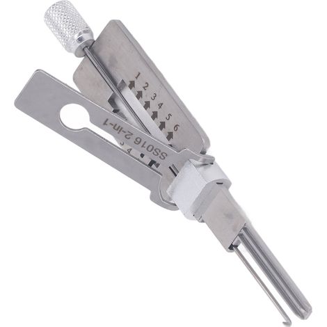 Outil de ramassage 2 en 1 avec crochet, manuel d'utilisation et de réparation pour usage civil SS016 pour Waferlock (1/5)