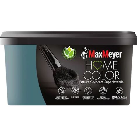 PITTURA BLU GRATTACIELO SUPERLAVABILE HOME COLOR 2,5 LT