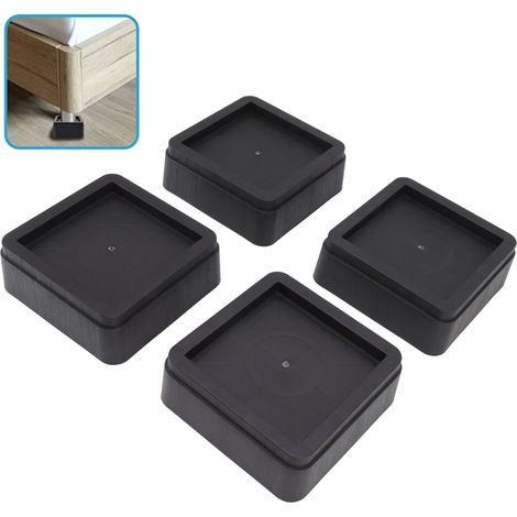 Lot de 4 rehausseurs de pieds de lit, de canapé et de meubles de 5 cm (2 pouces) (1/5)