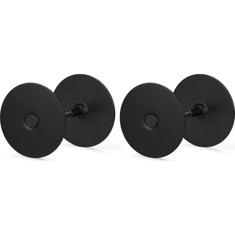 Lot de 2 couvercles de porte en métal anti-levier pour installation facile (1/5)