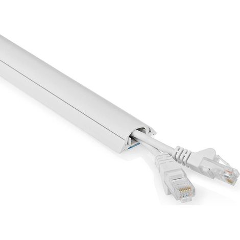 Nedis CMDT3312WT500 conducto para gestión de cables blanco 51 cm