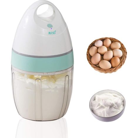 Electric cooking mixer, rechargeable whisk, mixing bowl for cake baking, food cream beater for making cakes and dough