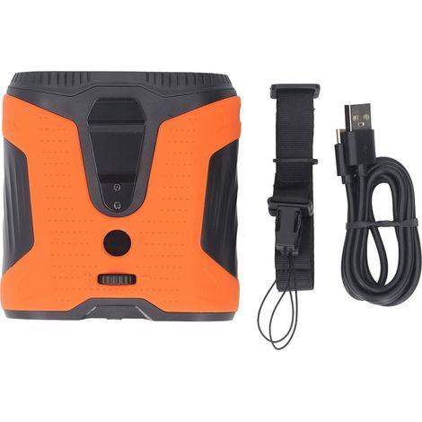 Portable clip-on belt fan – 10000 mAh, 16-hour battery life, LCD screen, flashlight & power bank (1/5)