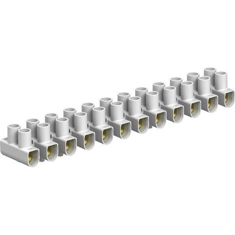 OBO Bettermann Regleta de conexión blanca 4.0 mm² (1/2)