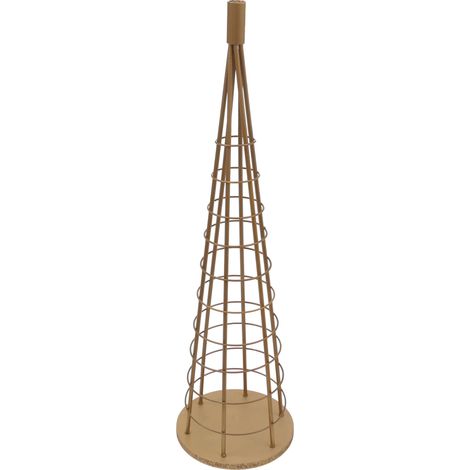 Arbre décoratif HWC-O91, sapin de Noël, arbre décoratif, décoration de Noël, sapin de Noël à décorer, métal 90 cm- coule (1/4)