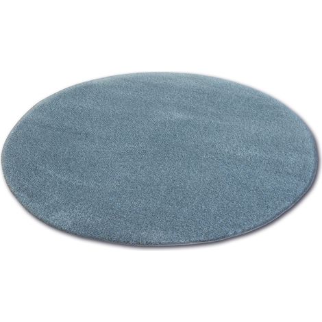 Tappeto cerchio SHAGGY MICRO grigio grey rotondo 100 cm