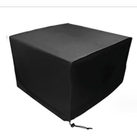 1 housse de protection large pour mobilier de jardin carré 120x120x74
