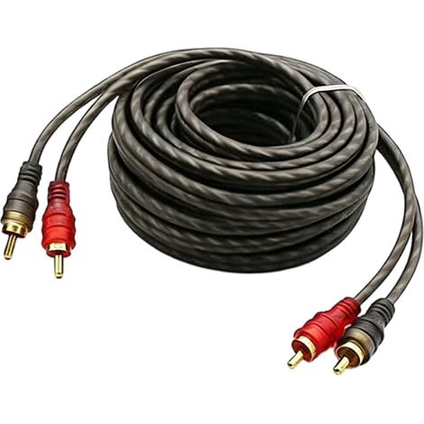 Cavo audio per amplificatore, da 2 maschi a 2 maschi, cavo audio-5 (1/2)