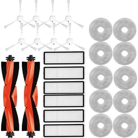 Pour Aspirateur Robot pour Xiaomi S10 plus / S10+ / B105, Brosse Latérale Principale, Filtre Hepa, Tissu de Vadrouille, Pièces de (1/5)