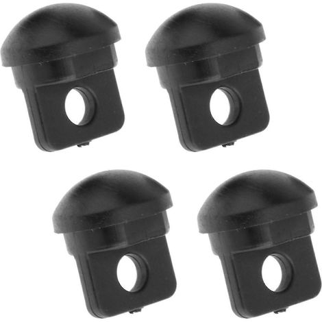 Lot de 4 bouchons de protection pour pieds de chaise en métal, compatibles avec les chaises de camping.-16mm