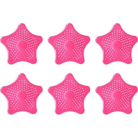 Grille de caniveau en forme d'étoile de mer, récupérateur de cheveux, couvercle de caniveau (1/5)