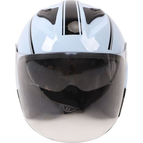 Casque de moto demi-jet compact et léger en ABS, pour motos électriques. Casque ouvert pour véhicules électriques. (1/5)