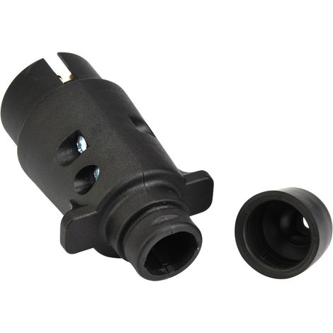 7-poliger Kfz-Steckdosenstecker für Anhängerkupplung, europäischer Standard 12V-Steckdosenstecker für Anhängerbetrieb, kompatibel mit...