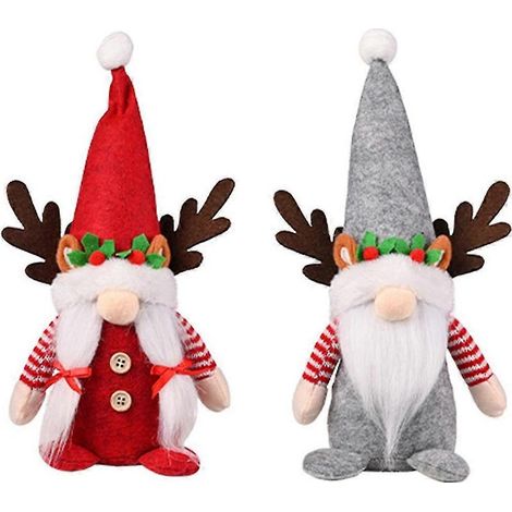 Gnomes de Noël en peluche, poupées elfes en peluche, décorations de Noël, cadeaux pour la maison (1/5)