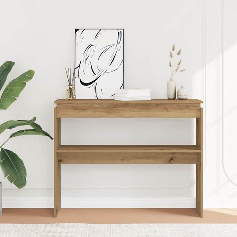 Konsolentisch Artisan-Eiche 102x30x80 cm Holzwerkstoff