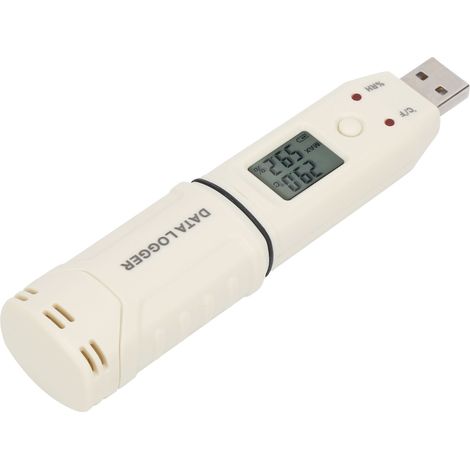 GM1365 Temperatur- und Feuchtigkeitsrekorder, Kühlhausthermometer für Labor, Landwirtschaft, Gewächshaus (1/5)