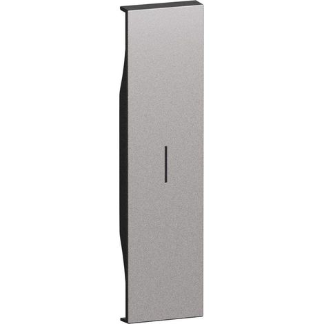 Cover illuminabile 1 modulo steel bticino living now ks01