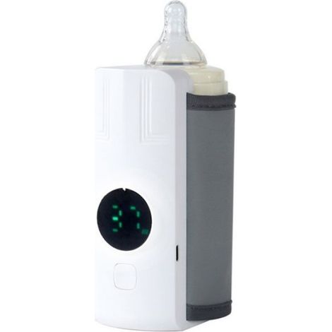 Chauffe-biberon, 18 W, écran LED, conception ergonomique, portable, blanc (1/5)
