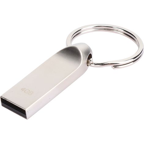 Clé USB de stockage mémoire en alliage de zinc pour PC et ordinateur portable, compatible Vista / OS X / Linux 4G (1/5)