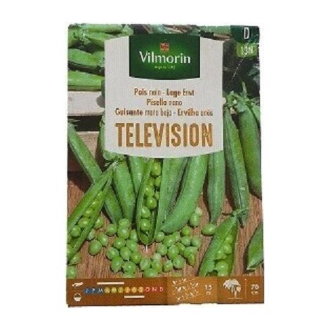 Vilmorin Garden Bio -Samen von Guisante Mata Low -Falten -Getreide