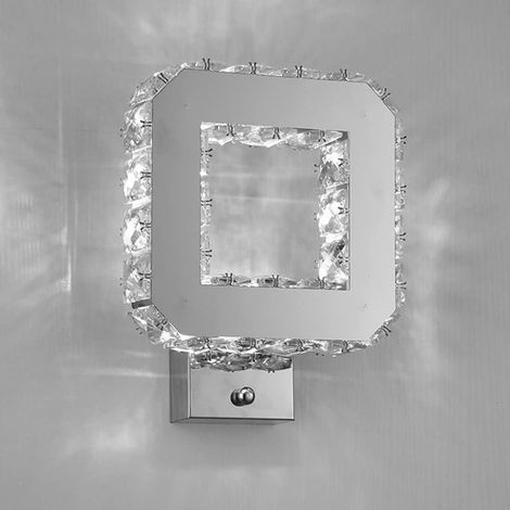 Applique murale cristal Intérieur 12W 1080lm lampe murale en cristal LED moderne Décoration luminaire mural pour chambre à Coucher (1/5)