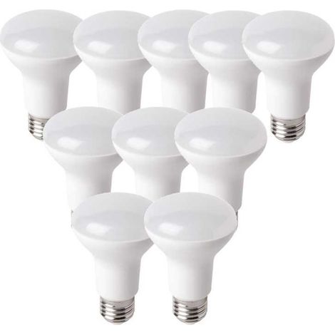10 Ampoules LED Réflecteur R63 E27 8W Blanc Chaud (1/3)