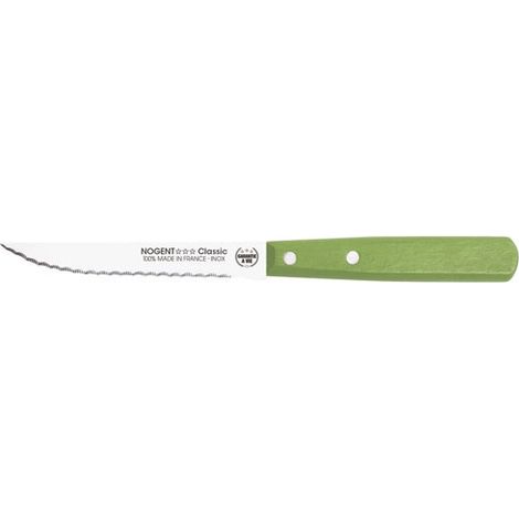 20 Coltelli da bistecca 11 cm Verde Oliva - Classic Legno - Nogent