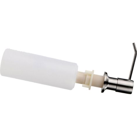 300-ml-Küchenseifenspender, wiederverwendbarer, tragbarer Schaumseifenspender aus Edelstahl 304 für Zuhause, Schule und öffentliche Orte, Silber (1/5)