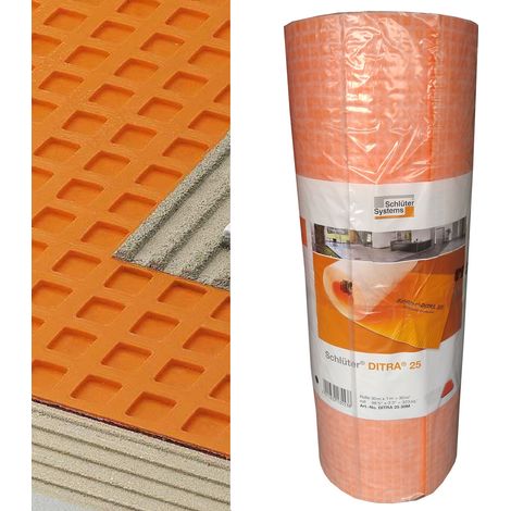 Schlüter DITRA 25 D30M Verbundentkopplungsmatte 30,05m² Rolle neue Version