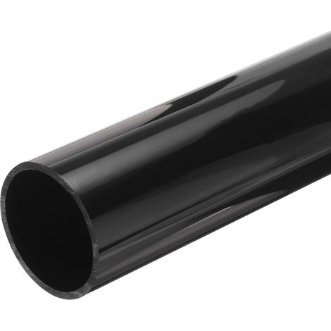 Tube Rigide PVC Tuyau Rond 45.2mm ID 50mm OD 50 cm de Long Noir PVC Pipe Résistance Élevée aux Chocs pour Tuyaux d'Eau, Artisanat, Décoration, Gaine de Câble (1/5)