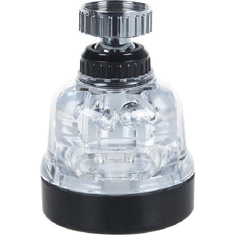 Aérateur de robinet de cuisine réglable, diffuseur, buse pivotante à 360°, économiseur d'eau, adaptateur pour robinet à bulles, tête de pulvérisation renforcée (1/5)