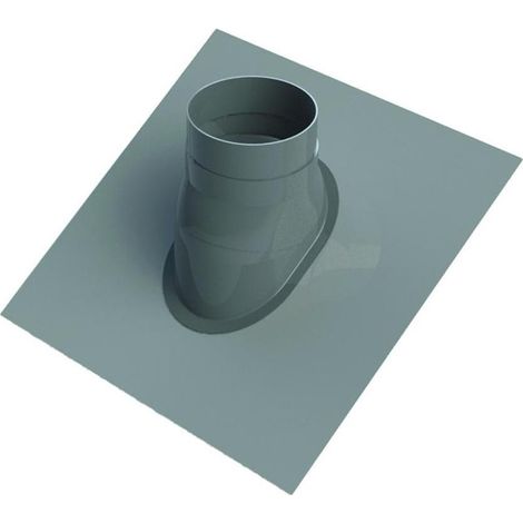 Helios IP-UDPS 125 Dachpfanne universal mit Bleirand, Dachneigung 25-45 Grad, Schwarz (1/5)