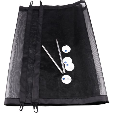 Jaula para perros, nailon, plegable, 72 x 180 cm, color negro (1/5)