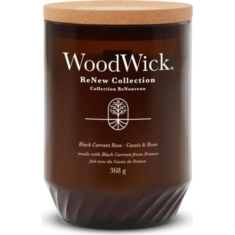 Bougie parfumée avec mèche crépitante Bougie Cassis et Rose grand format Cire végétale mélangée à base de soja et de noix de coco Cadeaux pour femmes (1/5)