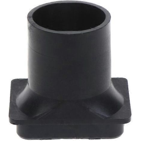 Ventilation plastique 27mm pour ventilateur barbecue 75x75x30mm, conduit d'air pour fumoir, soufflerie de cuisson, extraction fumée. (1/4)