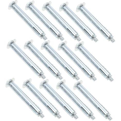 Unomor Lot de 15 vis de fixation au sol boulons d expansion (1/5)
