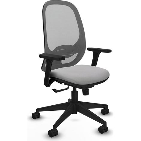 Silla ergonómica piqueras y crespo Cilanco gris soporte ajustable (1/2)